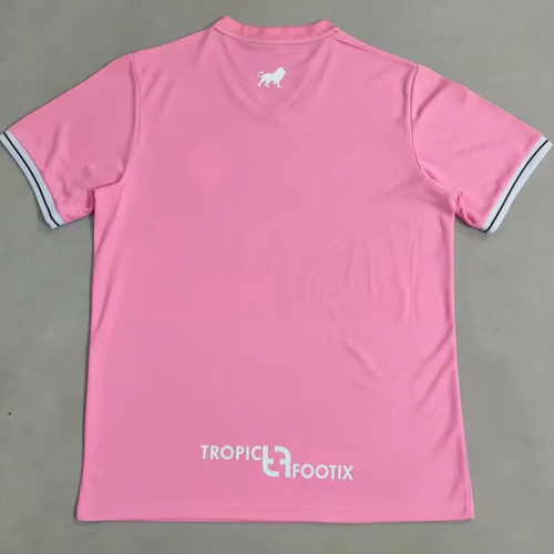 25-26 Morocco Pink Training shirts (白袖边)