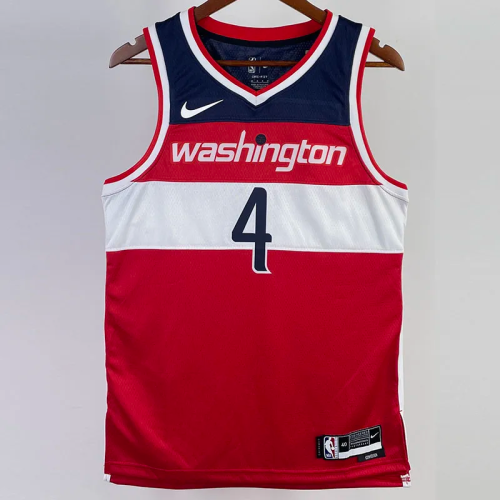 22-23 Wizards WESTBROOK #4 Red Top Quality Hot Pressing NBA Jersey