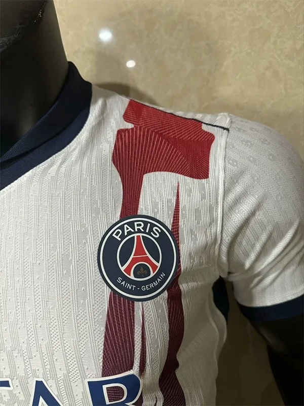 25-26 Paris Saint-Germain White Special Edition Player Version Soccer Jersey