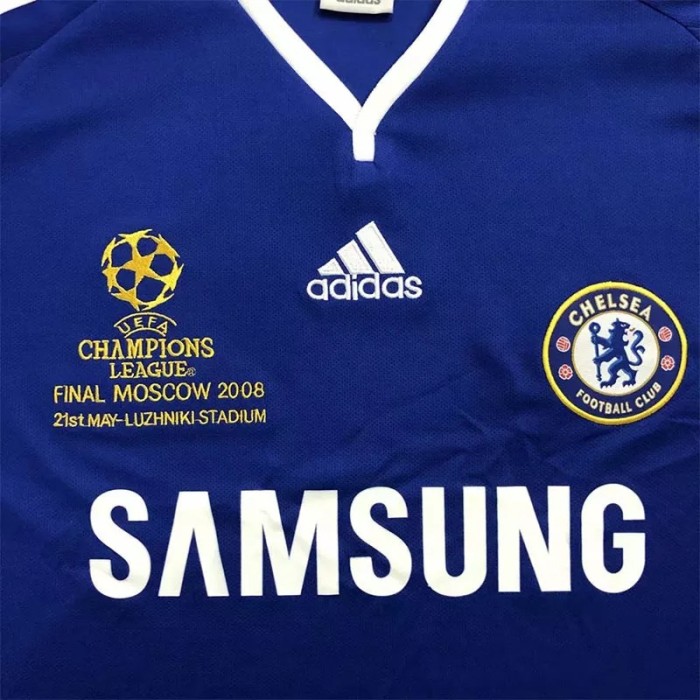 2007-2008 Chelsea Home Retro Soccer Jersey (Final MOSCOW 2008)