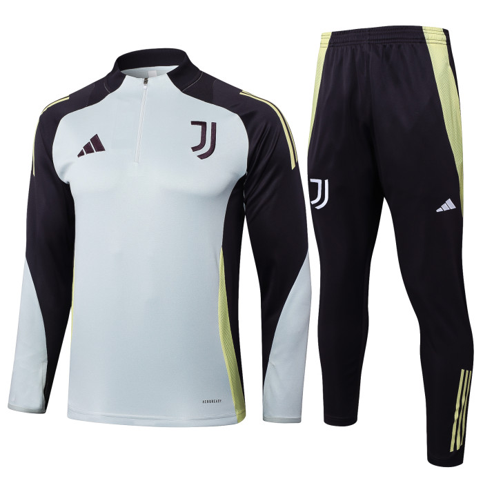 25-26 Juventus High Quality Half Pull Tracksuit