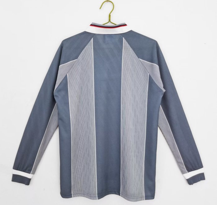 1996 England Retro Long sleeves Soccer Jersey