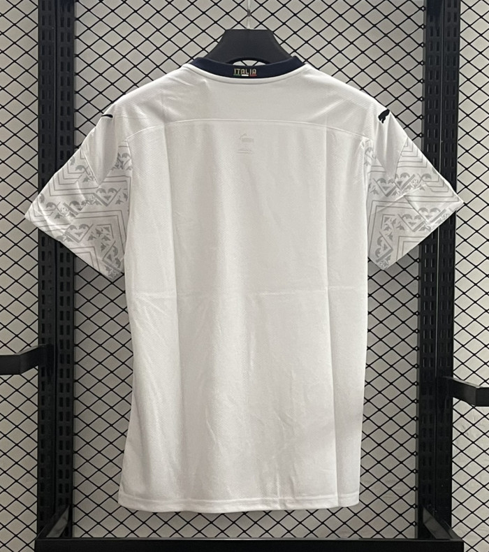 20-21 Italy Away White Retro Soccer Jersey