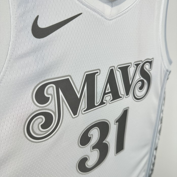 24-25 Dallas Mavericks THOMPSON #31 White City Edition Top Quality Hot Pressing NBA Jersey