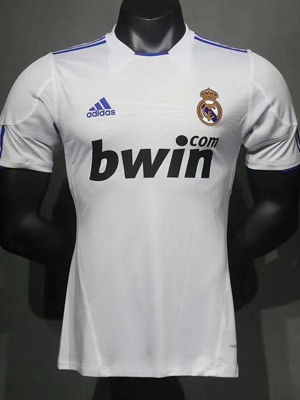 2010-2011 Real Madrid Home Player Version Retro Soccer Jersey 球员