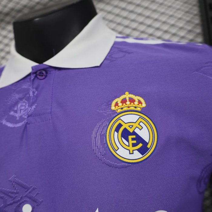 25-26 Real Madrid Purple Special Edition Player Version Training Shirts