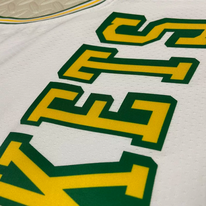 22-23 ROCKETS GREEN #4 White Top Quality Hot Pressing NBA Jersey (Retro Logo)