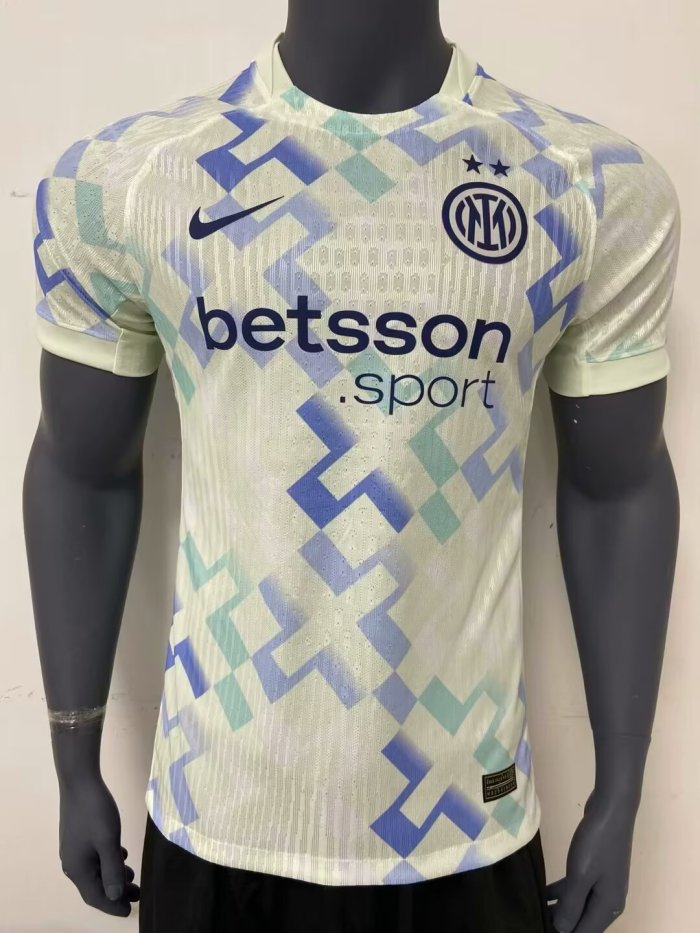 25-26 Inter Milan Away Player Version Soccer Jersey*带广告