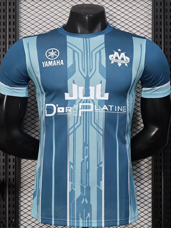 25-26 Marseille Blue Joint Edition Player Version Training shirts