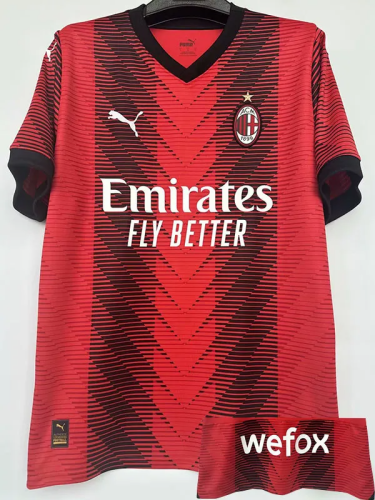 23-24 AC Milan Home 1:1 Fans Soccer Jersey