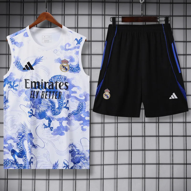 25-26 Real Madrid High Quality Tank Top And Shorts Suit
