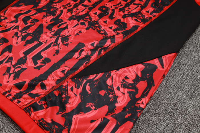 23-24 Manchester United High Quality Half Pull Tracksuit