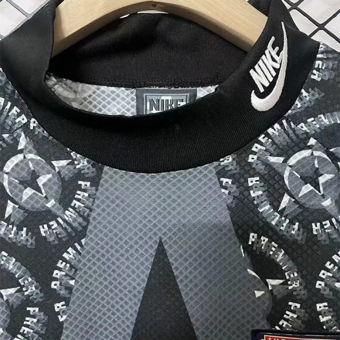 1994-1995 Arsenal Black Goalkeeper Long Sleeve Retro Soccer Jersey