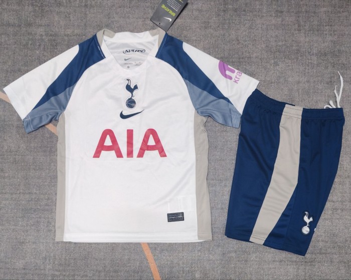 25-26 Tottenham Hotspur Home Kids Soccer Jersey