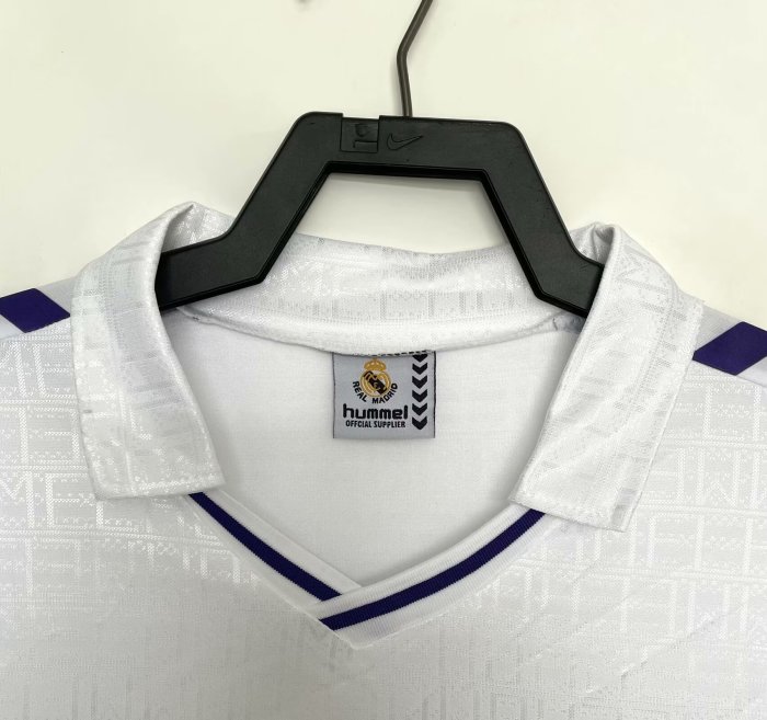 1988-1990 RMA Home Retro Soccer Jersey