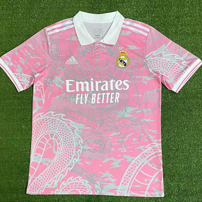 2023 Real Madrid Special Edition Pink Fans Training Shirts