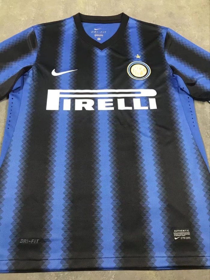 2010-2011 Inter Milan Home Retro Soccer Jersey