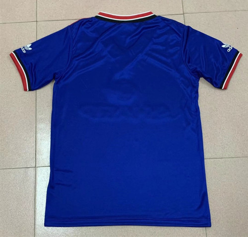 1984 Manchester United Third Blue Retro Soccer Jersey