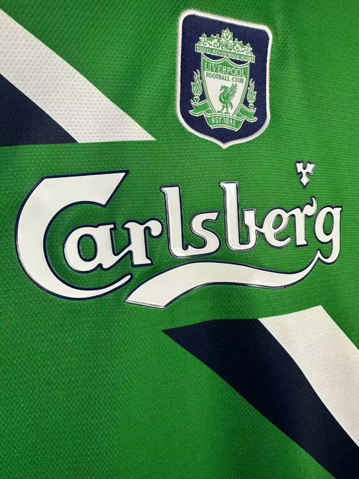 1999-2000 Liverpool Away Retro Soccer Jersey