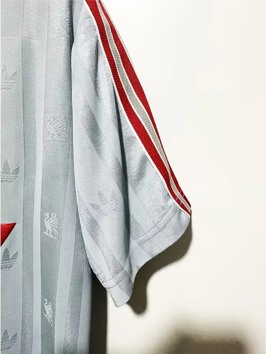 1988-1989 Liverpool Away Player Version Soccer Jersey