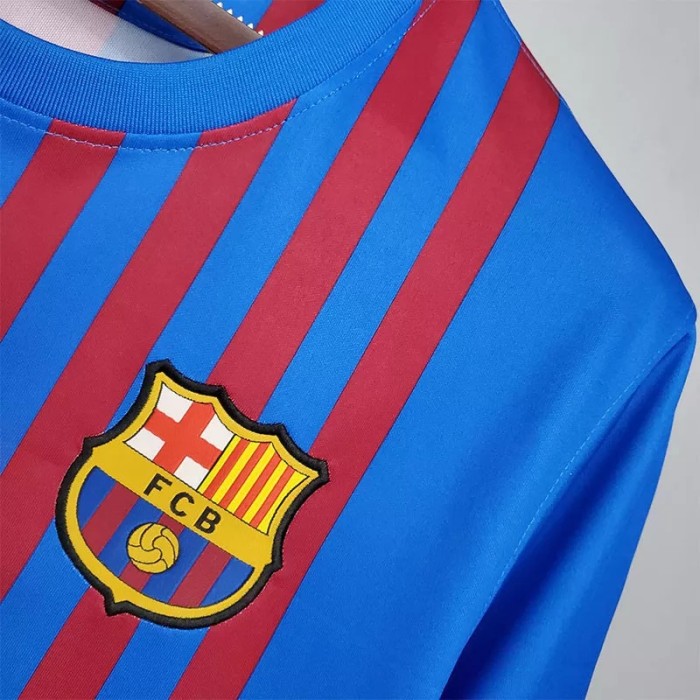 21-22 Barcelona 1:1 Home Fans Soccer Jersey
