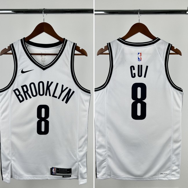 24-25 NETS  Top Quality Hot Pressing NBA Jersey