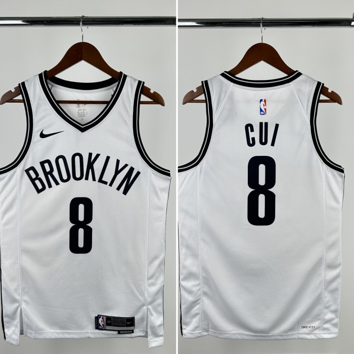 24-25 NETS  Top Quality Hot Pressing NBA Jersey