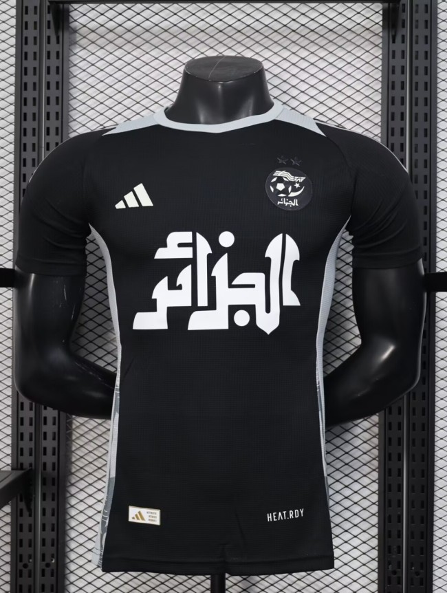 25-26 Algeria Black Player Version Training shirts