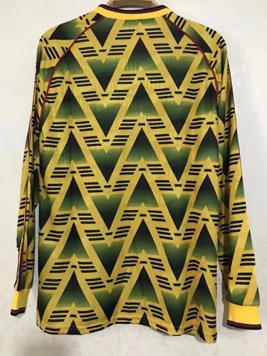 1991-1993 Arsenal Home Long Sleeve Retro Soccer Jersey