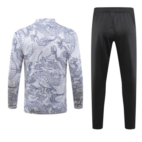 23-24 Real Madrid High Quality Half Pull Tracksuit