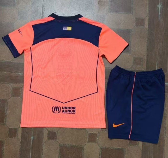 25-26 Barcelona Third  Kids Soccer Jersey