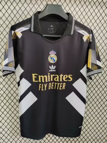 25-26 Real Madrid Black Special Edition Fans Training Shirts