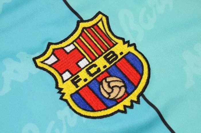 1996-1997 Barcelona Away Retro Soccer Jersey