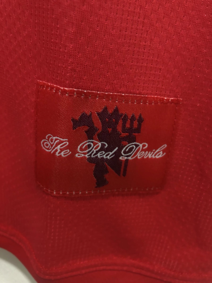 RONALDO 7 #2007-2008 Manchester United Home League Edition Retro Soccer Jersey(联赛版 带双臂章)