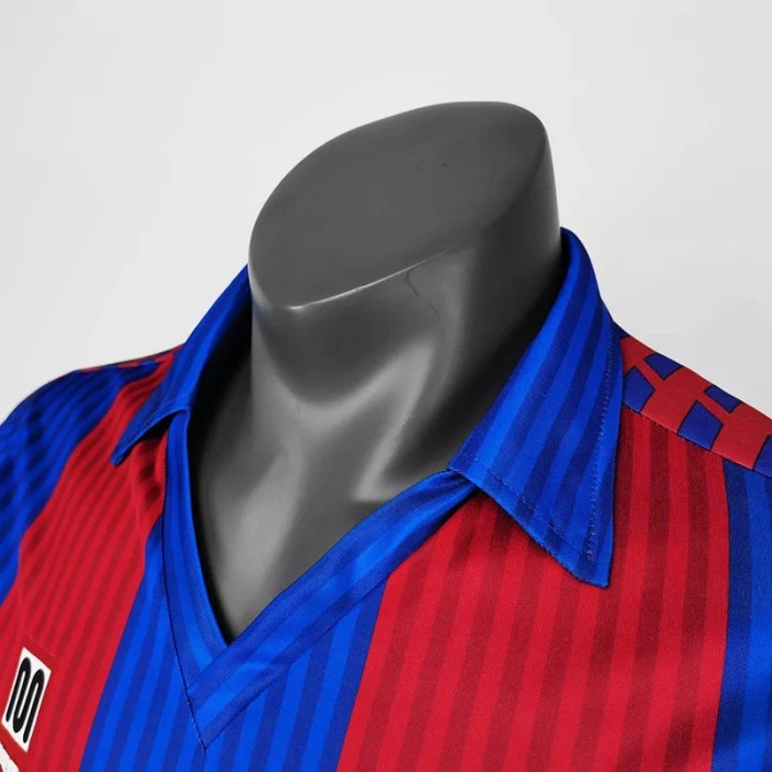 1990-1992 Barcelona Home Retro Soccer Jersey