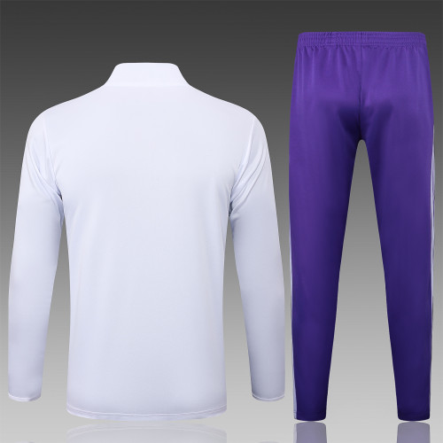 25-26 Real Madrid High Quality Half Pull Tracksuit