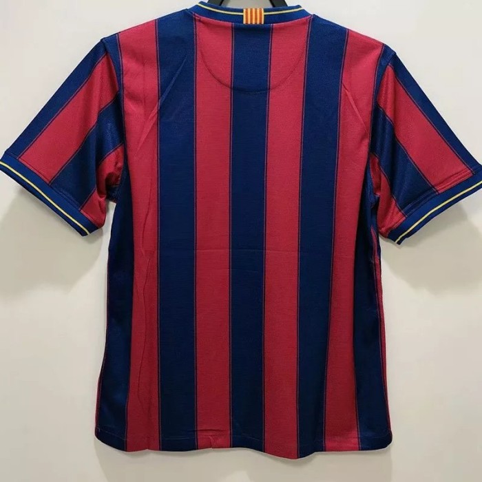 2009-2010 Barcelona Home Retro Soccer Jersey