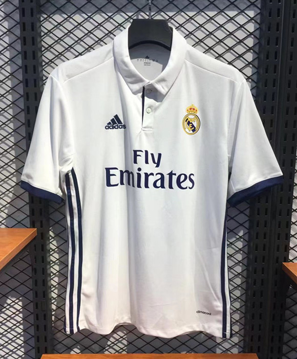 2016-2017 Real Madrid Home Retro Soccer Jersey