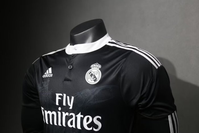 2014-2015 Real Madrid Third Player Version Long Sleeve Retro Soccer Jersey 长袖球员