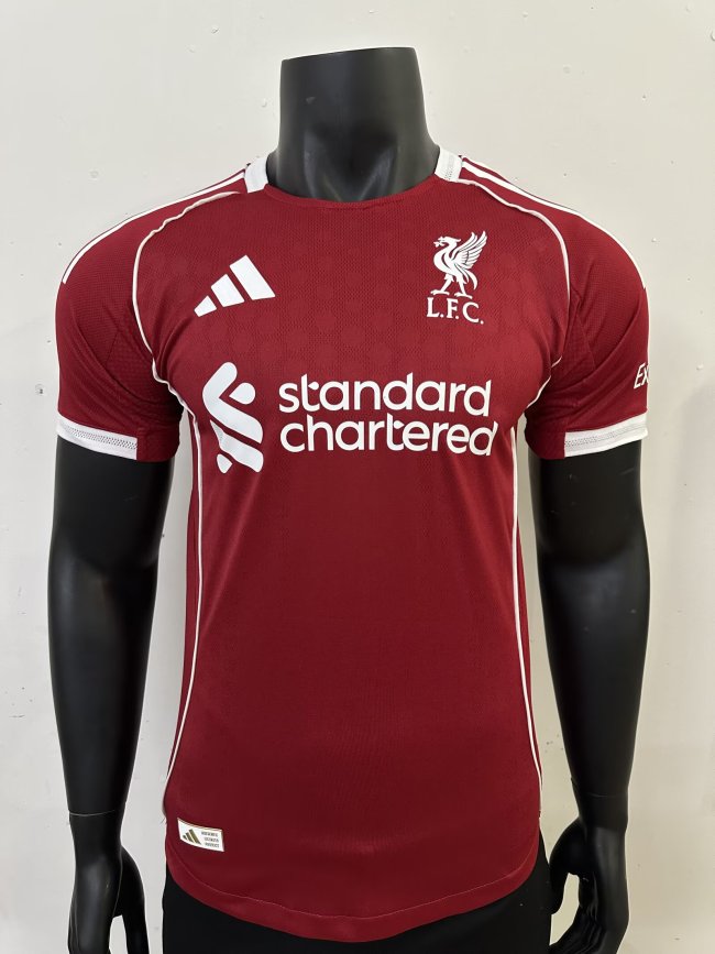 25-26 Liverpool Home Player Version Soccer Jersey