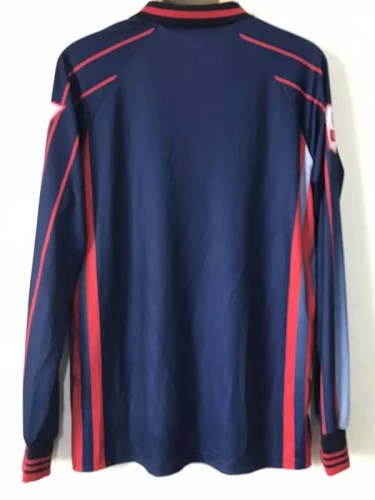 1999 West Ham Iron Maiden Long Sleeve Retro Soccer Jersey