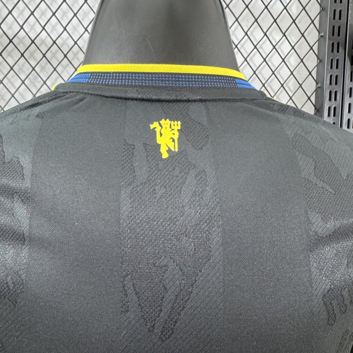 25-26 Manchester United Third Long Sleeve Player Version Soccer Jersey