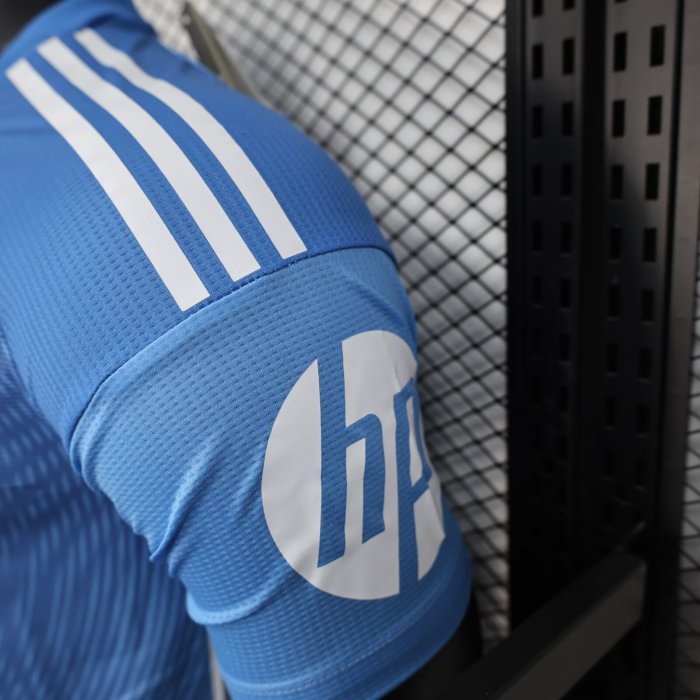 25-26 Real Madrid Blue GoalKeeper Player Version Soccer Jersey