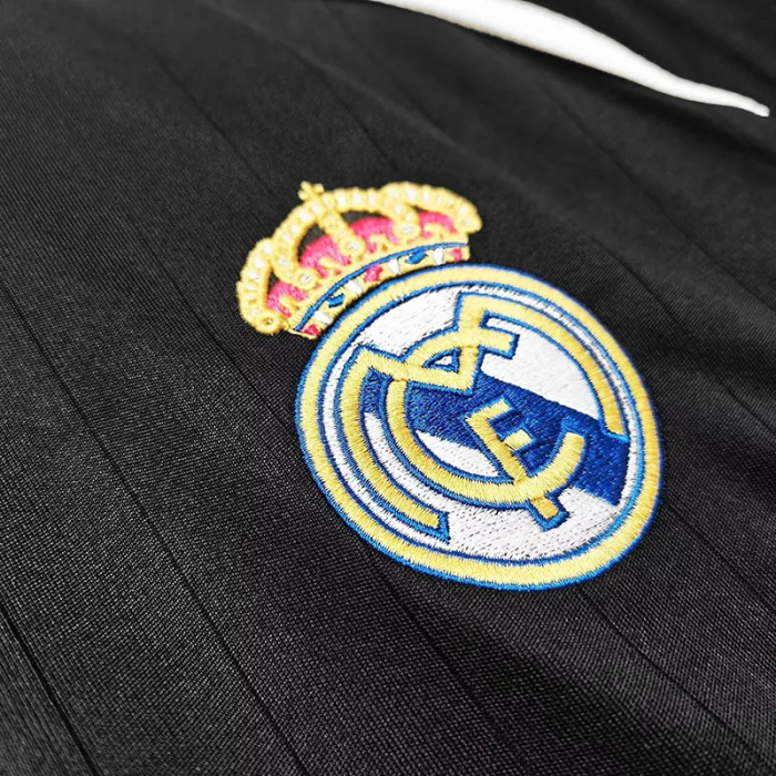 2006-2007 Real Madrid Black Long Sleeve Retro Soccer Jersey