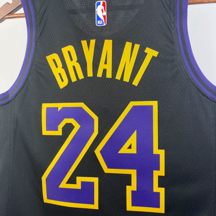 23-24 LAKERS BRYANT #24 Black City Edition Top Quality Hot Pressing NBA Jersey