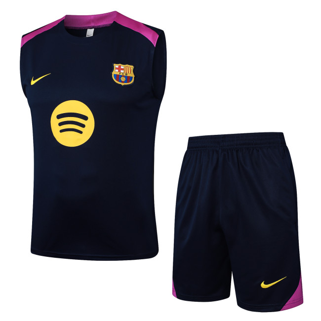 25-26 Barcelona High Quality Tank Top And Shorts Suit