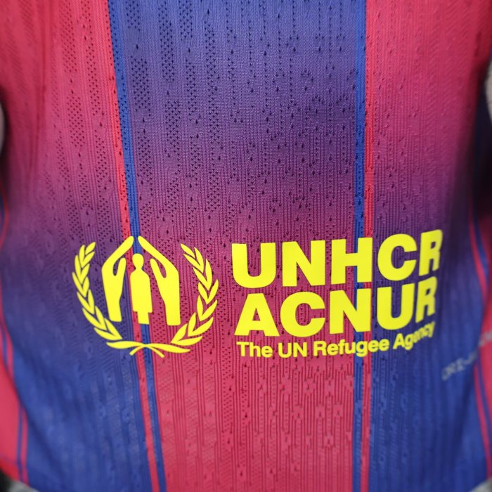 25-26 Barcelona Home Player Version Soccer Jersey