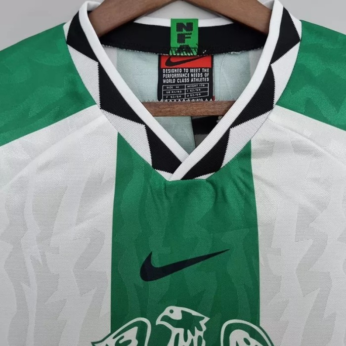 1996-1998 Nigeria Away Retro Soccer Jersey