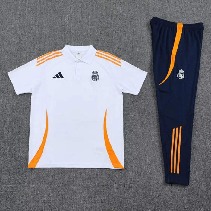 25-26 Real Madrid High Quality Polo Tracksuit
