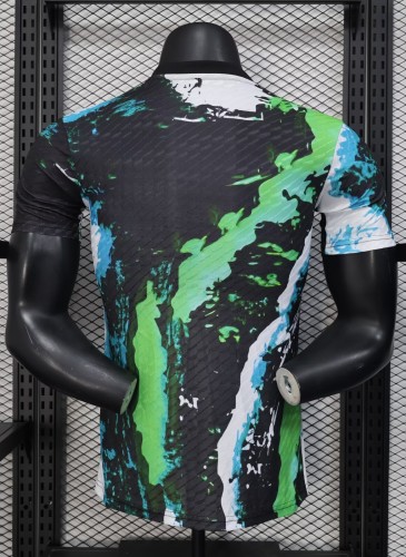 25-26 Real Madrid Black Green Special Edition Player Version Soccer Jersey